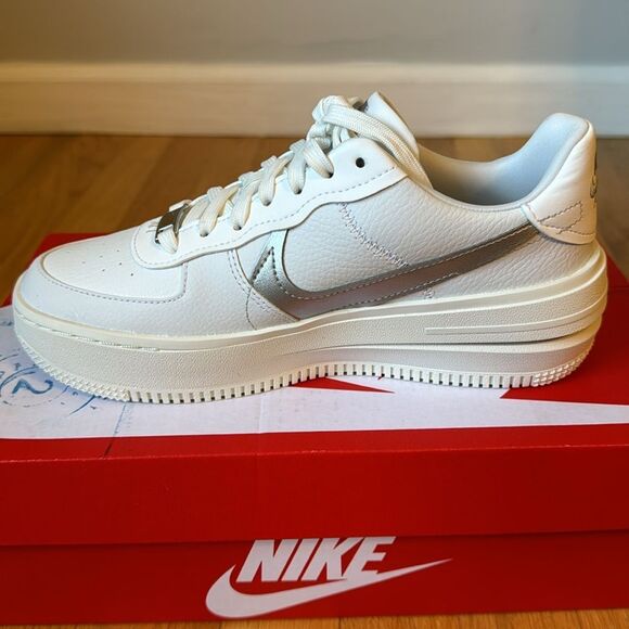 Nike Air Force 1 Platform Womens DJ9946-101 - Picture 4 of 7